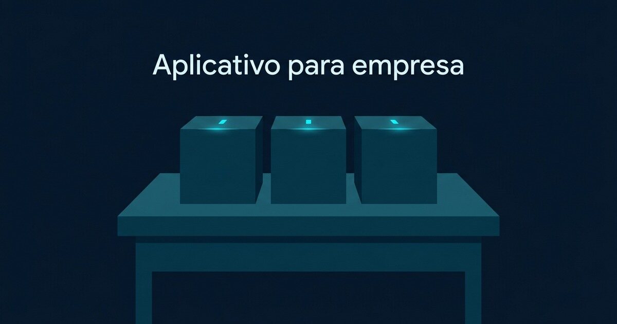 Três blocos idênticos lado a lado representando os três caminhos possíveis para a mesma necessidade