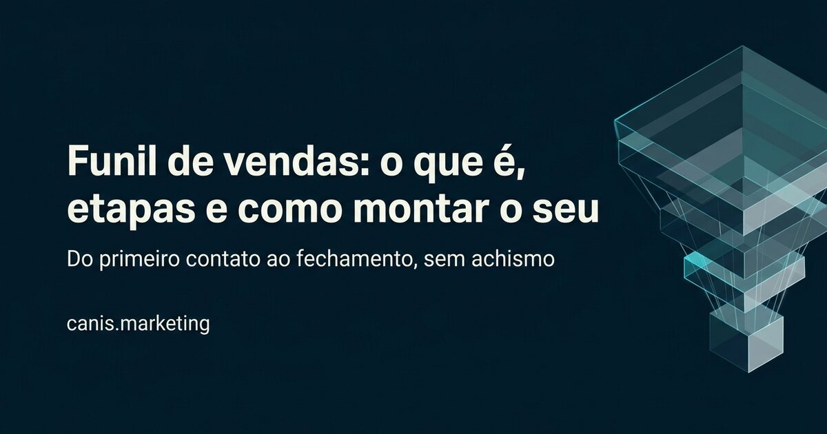 Camadas de um funil em perspectiva, com blocos afunilando do topo para a base