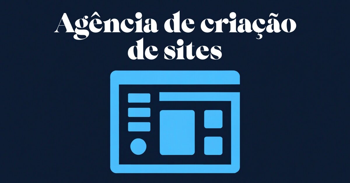 Janela de navegador com blocos de layout, representando a estrutura de um site